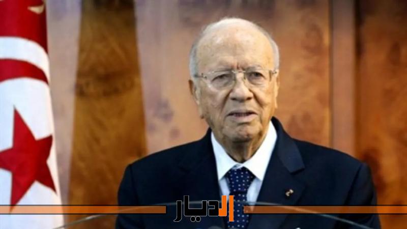 الرئيس التونسي السابق الباجي قايد السبسي 