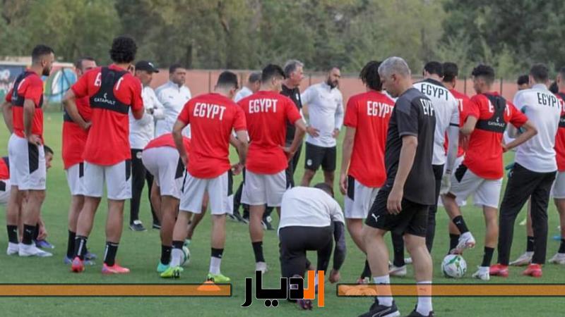  تدريب منتخب مصر استعداداً لنيجيريا