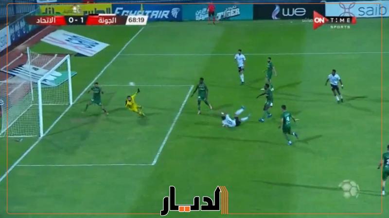 هدف خالد قمر في مرمي الاتحاد 