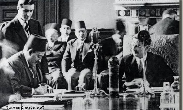 «زي اليوم ده»توقيع معاهدة 1936بين مصر و بريطانيا